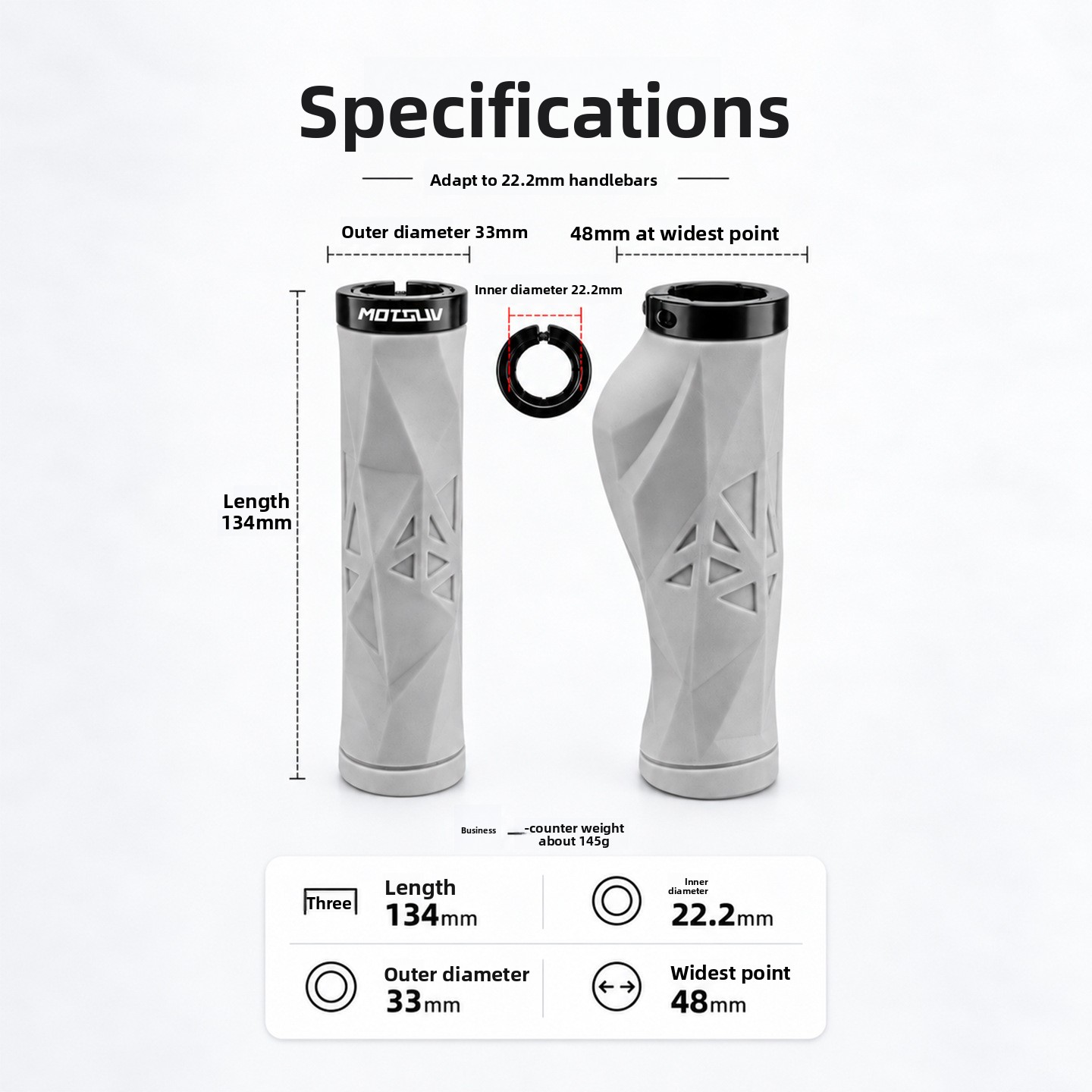 Copri manubrio in TPE per moun - Commuter Bike Lock recensione e prezzo
